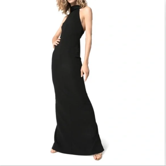 solace london halter dress Silvia Tcherassi Tizziana Dress in Green – Leigh's of Breton Village main image 0